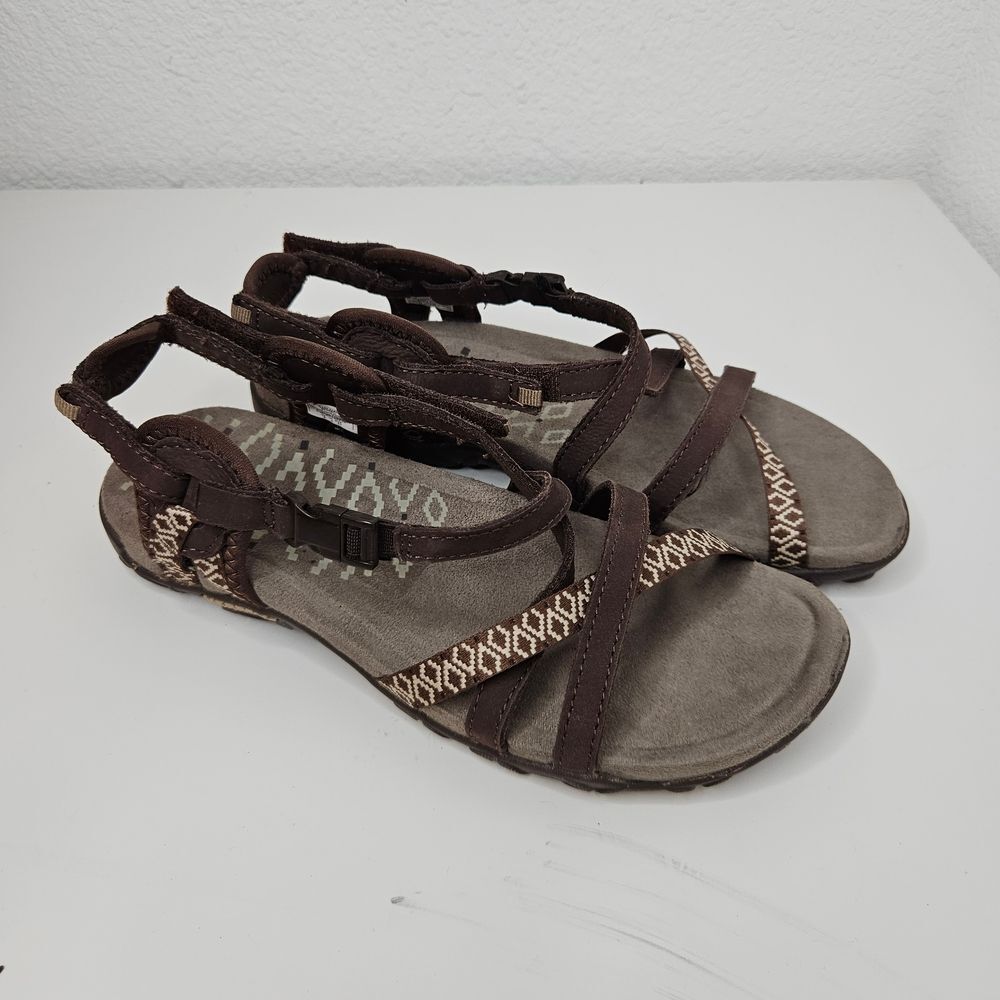 Merrell Brown Strappy Outdoor Sandals